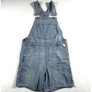 GAP Women's Blue Jean Shorts Overalls